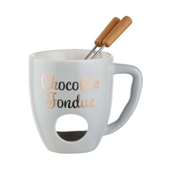CHOCOLATE FONDUE - κούπα fondue γκρι