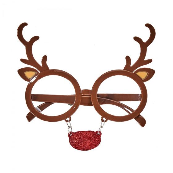 CRAZY CHRISTMAS - γυαλιά τάρανδος & μύτη