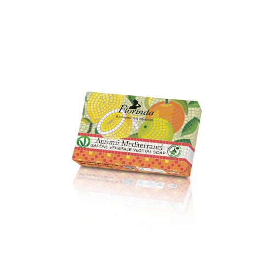 FLORINDA - φυτικό σαπούνι "Mediterranean Citrus" 50g