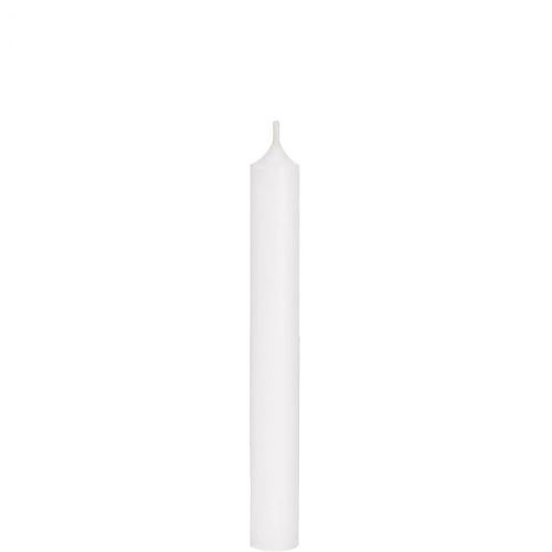 RAINBOW - κερί 18cm 8h, λευκό