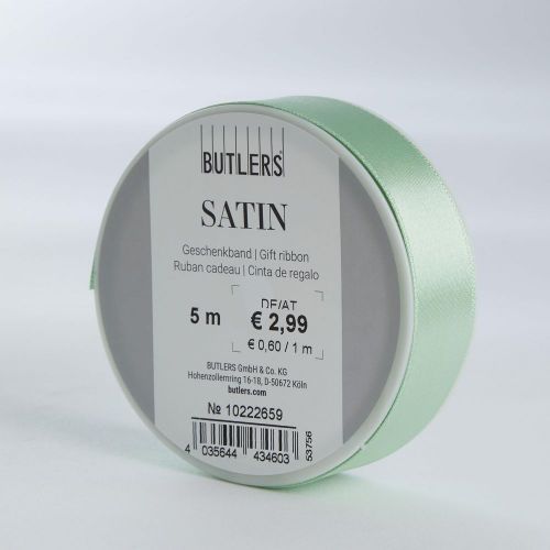SATIN - κορδέλα 5m x25mm πετρόλ