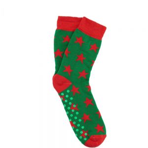 COZY SOCKS - κάλτσες πράσινες με αστέρι 35-38