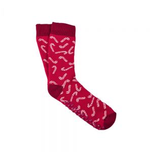COZY SOCKS - κάλτσες με γλειφιτζούρια κόκκινες 35-38