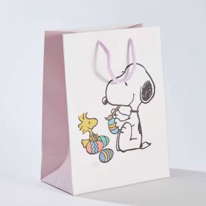 PEANUTS - σακούλα δώρου Snoopy με αυγά midi