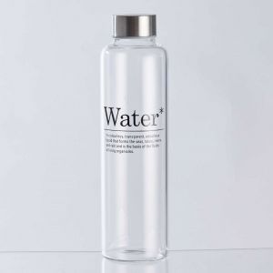 FAVORITE - μπουκάλι γυάλινο "Water*" 550 ml