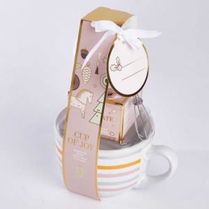 CUP OF JOY - σετ δώρου κούπα με mix σοκολάτας  ροζ