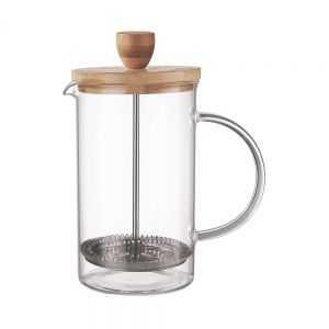 BREWSTER - πρέσα για καφέ και τσάι με καπάκι μπαμπού, 600 ml