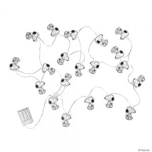 PEANUTS - LED φωτεινή αλυσίδα Snoopy, 20L