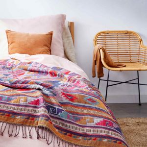 INDIAN SUMMER - κουβέρτα πολύχρωμη 170x130 cm