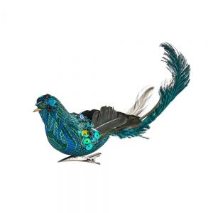 PEACOCK - πουλί με κλιπ 21cm