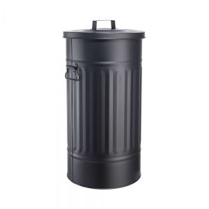 ZINC - κάδος μεταλικός  40 L μαύρο