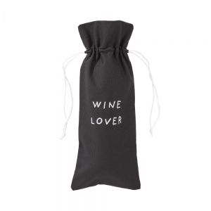 WINE LOVER - τσάντα για μπουκάλι ""Wine Lover" 30x12cm
