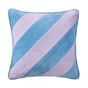 VACANZA - μαξιλάρι με μπλε ρίγες 45x45cm