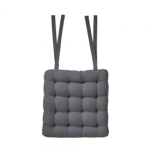 SOLID - μαξιλάρι καρέκλας 35x37cm, γκρι