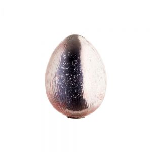 EASTER - αβγό διακοσμητικό από γυαλί 20cm, ροζ