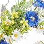 FLORISTA - στεφάνι από καλοκαιρινά λουλούδια Δ30cm