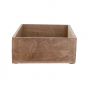 STANDARD SUPPLY - ξύλινο κουτί σκούρο ορθογώνιο 32cm x 24cm