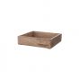 STANDARD SUPPLY - ξύλινο κουτί σκούρο τετράγωνο 20cm x 20cm