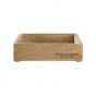 STANDARD SUPPLY - ξύλινο κουτί από ξύλο Mango τετράγωνο 20cm x 20cm
