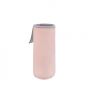 SMOOTHIE - γυάλινο μπουκάλι με επένδυση, ανοιχτό ροζ, 500ml