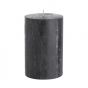 RUSTIC - κερί Δ9,8x15cm, μαύρο