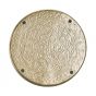 ORIENTAL LOUNGE - διακοσμητικός δίσκος σφυρήλατος Δ46cm, χρυσός