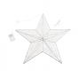 SHINING STAR - LED αστέρι 3D με λαμπάκια ασημί, λειτουργεί και με USB