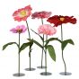 BLOOM - διακοσμητικό "λουλούδι" από χαρτί Υ175cm, πορτοκαλί