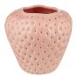STRAWBERRY - βάζο κεραμικό 16cm, ροζ