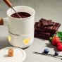 HOT CHOC - σκεύος mini fondue cholocate  heart