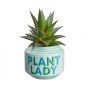 PLANT LADY - κασπό Δ14cm, μέντα/μπλε