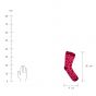 COZY SOCKS - κάλτσες με γλειφιτζούρια κόκκινες 35-38