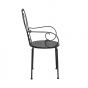 CENTURY - καρέκλα με μπράτσα, μαύρο