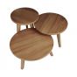 TEAK TIME - τραπέζι Δ57 x Υ30 cm