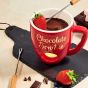CHOCOLATE FONDUE - κούπα fondue κόκκινη