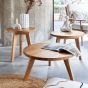 TEAK TIME - τραπέζι Δ57 x Υ30 cm