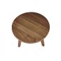 TEAK TIME - τραπέζι Δ50 x Υ37,5 cm