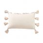 EASY ETHNO - μαξιλάρι με φούντες και διακοσμητικά 60x35 cm