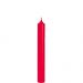 RAINBOW - κερί 18cm 8h, κόκκινο
