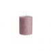 RUSTIC - κερί Δ6,8x9cm, ροζ