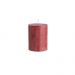RUSTIC - κερί Δ6,8Χ 9cm, κόκκινο